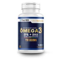 Ômega 3 Mega DHA EPA 1000mg Tripla Fonte 60 Cápsulas Viamed