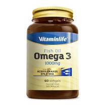 Omega 3 - Óleo De Peixe (1000mg) 60 comprimidos Vitaminlife