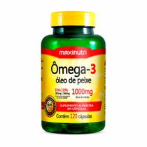 Omega 3 Óleo de Peixe 1000mg Cardioprotetor 120 Cp Maxinutri