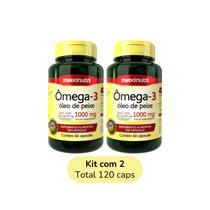 Ômega 3 Óleo de Peixe 1000mg Maxinutri Kit com 120 Cápsulas