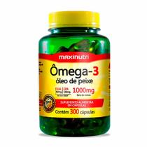 Omega 3 Oleo de Peixe 300 Capsulas 1000mg Loja Maxinutri