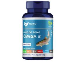 Ômega 3 Óleo De Peixe 60 Cápsulas 1000 Mg Muwiz