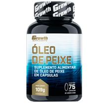 Omega 3 Óleo de Peixe 75 Cápsulas Growth - Growth Supplements