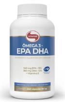 Omega 3 Óleo de Peixe de EPA 540 mg / DHA 360 mg com 240 cápsulas-Vitafor