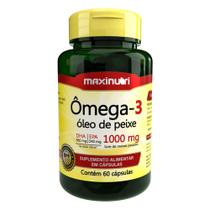 Ômega 3 Óleo Peixe 60 Cáps 1000mg Maxinutri