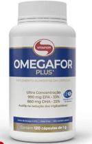 Omega 3 Omegafor Plus (990 mg EPA e 660 mg de DHA) com 120 cápsulas - Vitafor