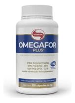 Omega 3 Omegafor Plus Vitafor Tg 120 Caps Ultra Concentração