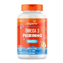 Ômega 3 Peixinho Bigens Laranja 60 Cápsulas Comestíveis - Ômega 3 Peixinho Bigens Laranja 60 Cápsulas Comestíveis -