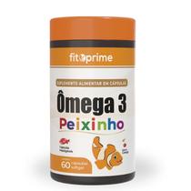 Ômega 3 Peixinho Sabor Cereja 60 Cápsulas Mastigáveis Fitoprime