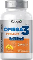 Ômega 3 Premium MEG-3 540 EPA 360 DHA 1000mg Katiguá 120 cápsulas