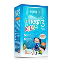 Ômega 3 Pro Kids 30 Caps Mastigáveis Sabor Laranja Equaliv