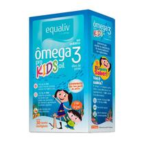 Ômega 3 Pro Kids Oil Equaliv Sabor Laranja com Frutas Silvestres 30 Cápsulas Mastigáveis