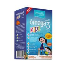 Ômega 3 Pro Kids Oil Sabor Laranja Equaliv Com 30 Cápsulas