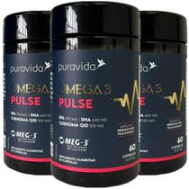 Ômega 3 Pulse 3 X 60 Cápsulas Puravida