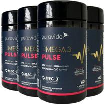 Ômega 3 Pulse 4 X 60 Cápsulas Puravida