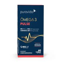 Ômega 3 Pulse Nova Composição - 60 Cápsulas Softgel - Puravida