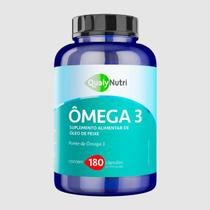 Ômega 3 Qualynutri 180 cápsulas 540mg EPA 360mg DHA