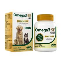 Omega 3+SE 1100 30 cápsulas Vetnil Cães e Gatos