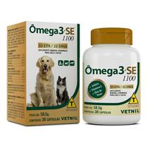 Ômega 3 Se 1100 Suplemento Para Cães E Gatos - Vetnil