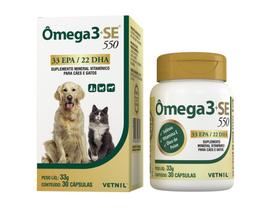 Ômega 3+se 550 30 Capsulas - Vetnil