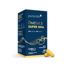 Ômega 3 Super DHA - Puravida 60 Cápsulas Ômega 3 Super DHA - Puravida 60 Cápsulas