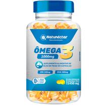 Ômega 3 Suplemento Alimentar Natural Óleo de Peixe Nutrition Concentrado Natunectar Original 120 Capsulas - Natunéctar