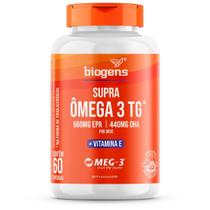 Ômega 3 Supra TG 660mg Epa 440mg Dha com Vitamina E Selo MEG3 60 Caps Bigens Ômega 3 Supra TG 660mg Epa 440mg Dha com Vitamina E Selo MEG3 60 Caps Bigens