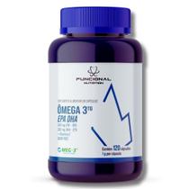 Omega 3 TG 1000mg Funcional Nutrition 120 cápsulas Selo MEG3