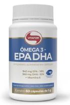 Omega 3 (TG) EPA de 540mg e DHA de 360mg com 60 Cápsulas-Vitafor