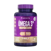 Ômega 3 TG Super DHA Alta Concentração 90 Cápsulas Sanavita