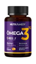 Ômega 3 TG Ultra 600mg EPA 400mg DHA 90 cápsulas MEG3 Padrão Ouro