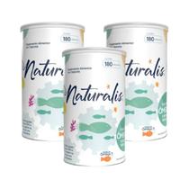 Ômega 3 Tradicional Naturalis Óleo de Peixe 180 Cáps Kit 3 Latas