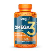Ômega 3 Tripla Fonte 1000mg 120 cápsulas Katiguá Ômega 3 Tripla Fonte 1000mg 120 cápsulas Katiguá