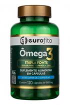 Omega 3 Tripla Fonte 120cáps. 1000mg Eurofito Domina Farma Omega 3 Tripla Fonte 120cáps. 1000mg Eurofito Domina Farma
