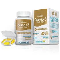 Ômega 3 Ultra 1000mg com Vitamina E 60 cápsulas Equaliv