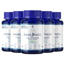 Ômega 3 Ultra Concentrado 1000 Dha 400 Epa 300 Cap 5 Frascos
