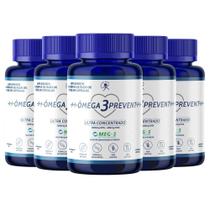 Ômega 3 Ultra Concentrado 1000 Epa 400 Dha 300 Cap 5 Frascos