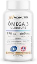 Ômega 3 Ultrapure 33/22 Mix Nutri (240 Cápsulas) Alta Concentração EPA DHA IFOS Premium