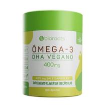 Ômega 3 Vegano 400mg com 60 Unidades - Bioroots Ômega 3 Vegano 400mg com 60 Unidades - Bioroots