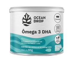 Ômega 3 Vegano (DHA) 120 Cápsulas - OCEAN DROP