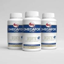 Ômega 3 Vitafor Omegafor Plus Kit de 3 Potes Com 360 Cápsulas Certificação IFOS Ômega 3 Vitafor Omegafor Plus Kit de 3 Potes Com 360 Cápsulas Certificação IFOS