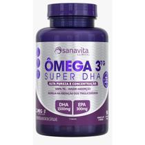 Ômega 3TG Super DHA - 90 Cápsulas - Sanavita Ômega 3TG Super DHA - 90 Cápsulas - Sanavita
