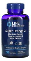 Omega Life Exten sion Su per Omega 3 E PA D HA 240 cápsulas Omega Life Exten sion Su per Omega 3 E PA D HA 240 cápsulas