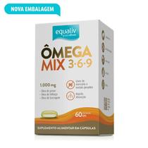 Ômega Mix 60 Cápsulas - Equaliv