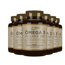 Omega Mulher 3 6 9 Óleo Linhaça Borragem Primula 6x120 capsulas - Secrets Nutrition