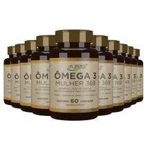 Omega Mulher 3 6 9 Óleo Linhaça Borragem Primula Vitamina E 10x60 capsulas - Secrets Nutrition Omega Mulher 3 6 9 Óleo Linhaça Borragem Primula Vitamina E 10x60 capsulas - Secrets Nutrition