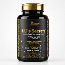 Omega Mulher 3 6 9 Óleo Linhaça Borragem Primula Vitamina E 120 capsulas Alisson Nutrition Omega Mulher 3 6 9 Óleo Linhaça Borragem Primula Vitamina E 120 capsulas Alisson Nutrition