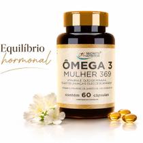 Omega Mulher 3 6 9 Óleo Linhaça Borragem Primula Vitamina E 60 capsulas softgels Secrets Nutrition