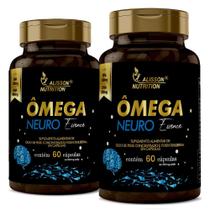 Ômega Neuro Essence Fosfatidilserina 2x60cápsulas P/60 Dias - Alisson Nutrition Ômega Neuro Essence Fosfatidilserina 2x60cápsulas P/60 Dias - Alisson Nutrition
