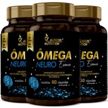 Ômega Neuro Essence Fosfatidilserina 3x60cápsulas P/90 Dias - Alisson Nutrition Ômega Neuro Essence Fosfatidilserina 3x60cápsulas P/90 Dias - Alisson Nutrition
